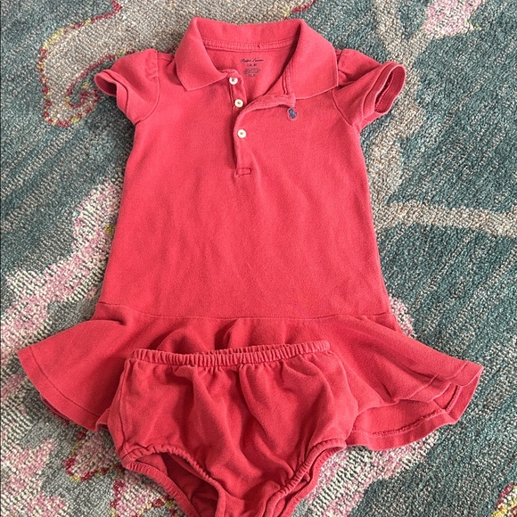 Polo Ralph Lauren Other - Red Polo Ralph Lauren dress with Bloomers